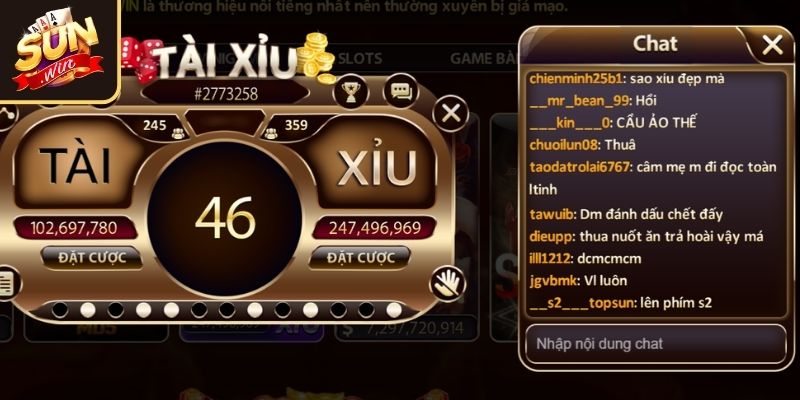 Cập nhật luật chơi game Tài Xỉu SUNWIN

