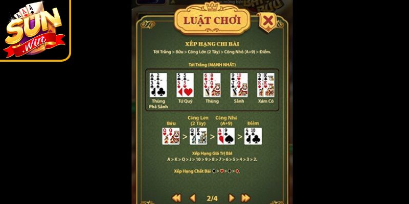 Cách chơi bài bửu 4 lá 