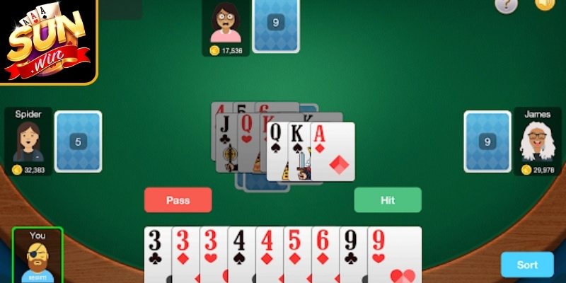 Cách chơi bài Tú lơ khơ Sunwin cơ bản