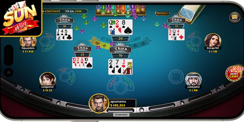 Các trường hợp thắng 